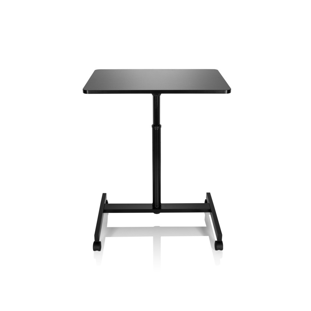 Numéro de l'image du produit 1: Table haute / support pour ordinateur portable hjh OFFICE STAND VM-SU avec ressort à gaz & roulettes, noir