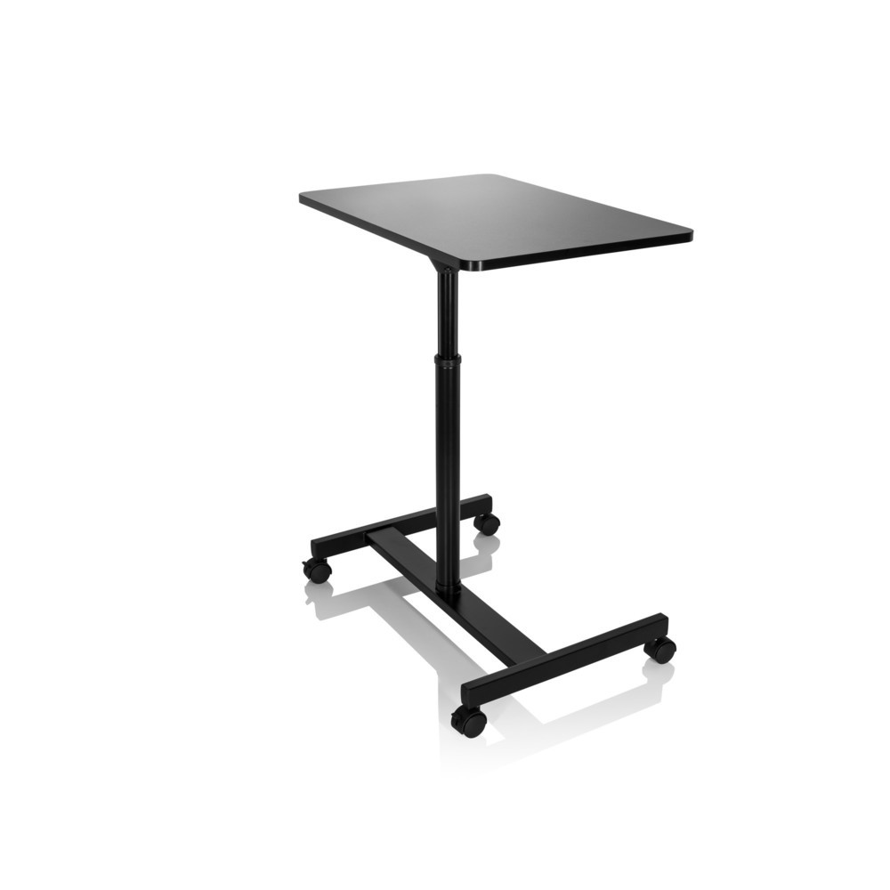 Numéro de l'image du produit 9: Table haute / support pour ordinateur portable hjh OFFICE STAND VM-SU avec ressort à gaz & roulettes, noir
