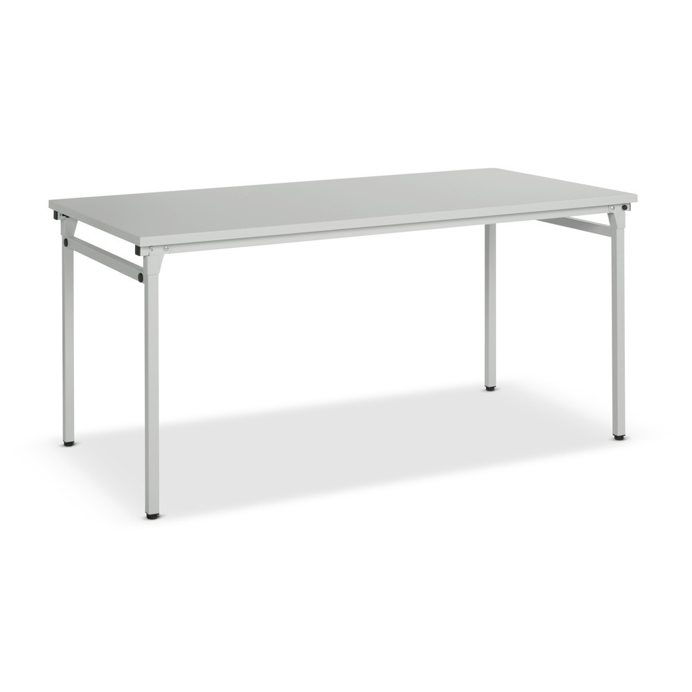 Numéro de l'image du produit 1: Table pliante multi-usages, surface insensible aux rayures, 4 pieds à patins de sol, HxlxP 750 x 1 600 x 800 mm