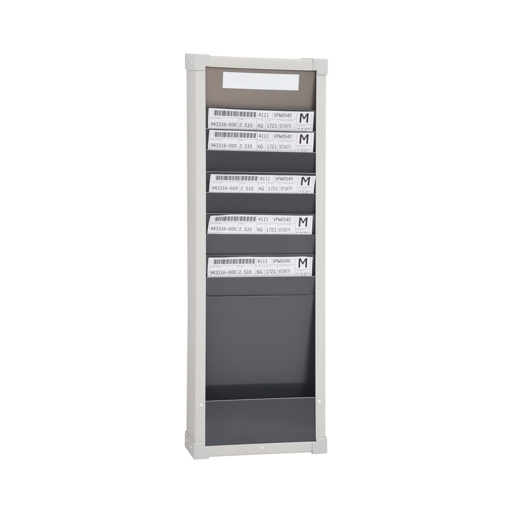 Illustration du produit: Tableau de tri de cartes, 1 rangée, 10 compartiments, H x l 750 x 260 mm
