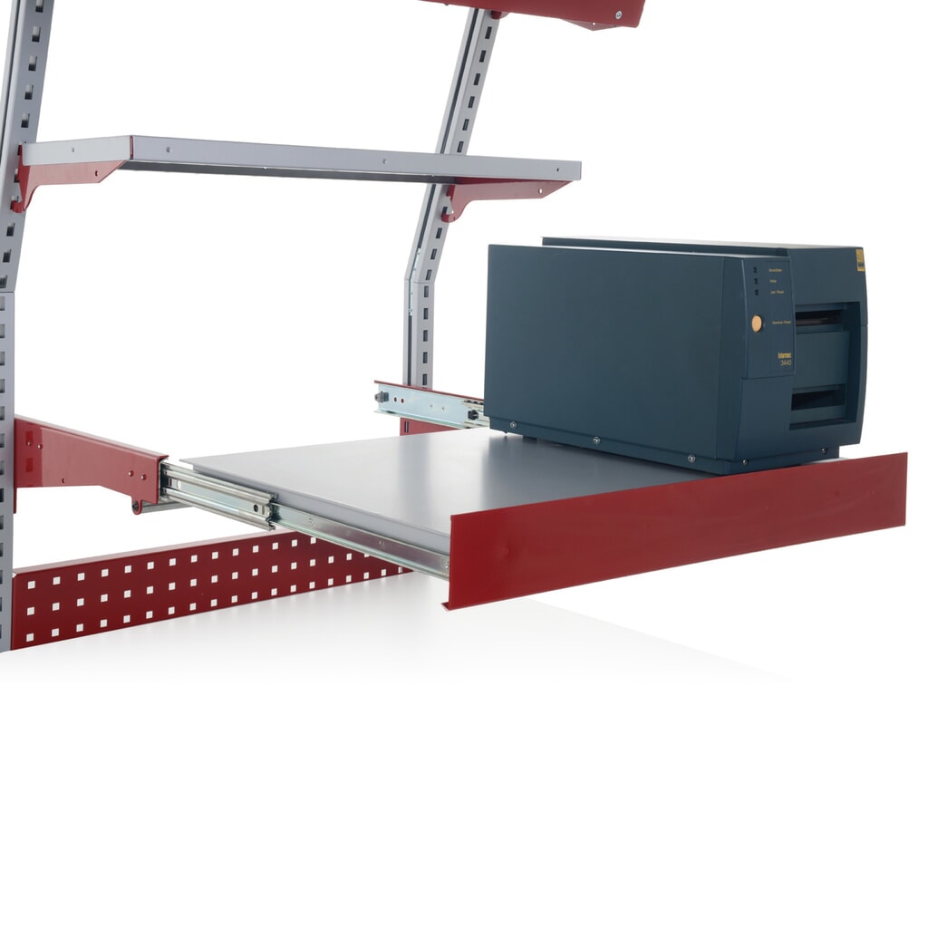 Rayon extensible pour les Rocholz tables d’emballage système FLEX, H x l x P 140 x 800 x 500 mm Illustration du produit: Rayon extensible pour les Rocholz tables d’emballage système FLEX, H x l x P 140 x 800 x 500 mm