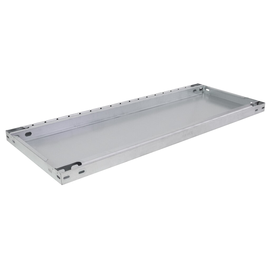 N° de l'image du produit 2 : Tablette, galvanisée, pour rayonnage à tablettes SCHULTE, montage par enfichage, charge par tablette 330 kg, lxP 1000 x 600 mm