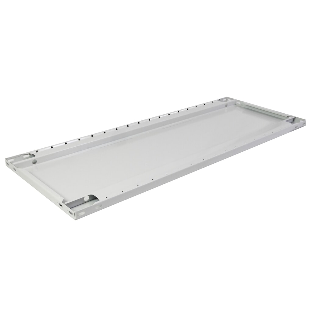 Tablette MULTIplus150 pour SCHULTE, Rayonnage à tablettes, CT 150 kg, lxP 1 300 x 400 mm, gris clair N° de l'image du produit 2 : Tablette MULTIplus150 pour SCHULTE, Rayonnage à tablettes, CT 150 kg, lxP 1 300 x 400 mm, gris clair