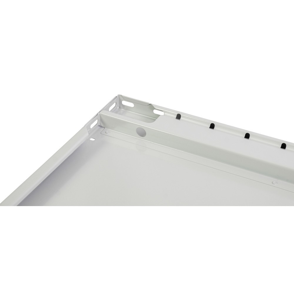 Numéro de l'image du produit 3: Tablette MULTIplus150 pour rayonnage à tablettes SCHULTE, CT 150 kg, lxP 1 300 x 600 mm, gris clair