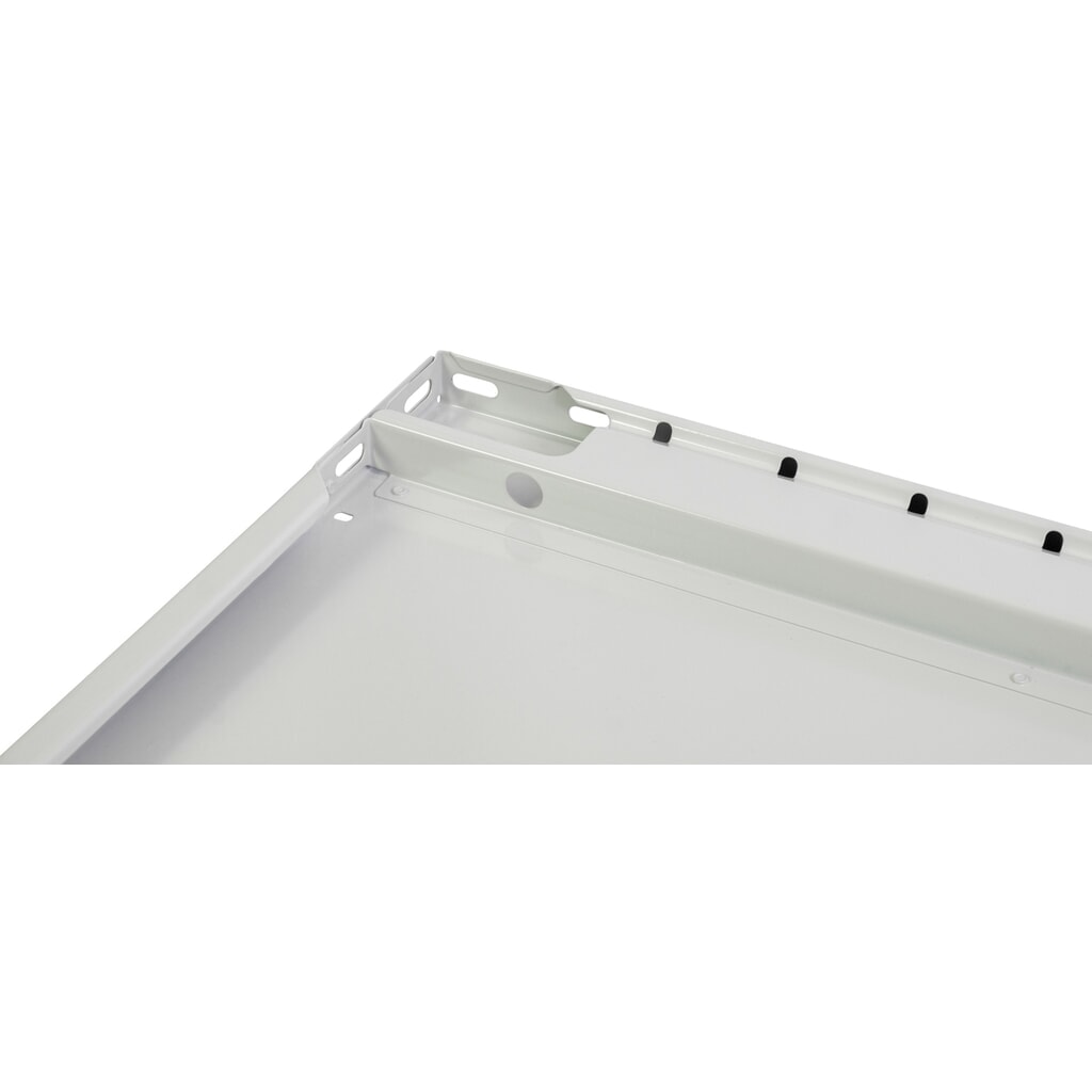 N° de l'image du produit 3 : Tablette MULTIplus150 pour rayonnage à tablettes SCHULTE, CT 150 kg, lxP 1 300 x 600 mm, gris clair