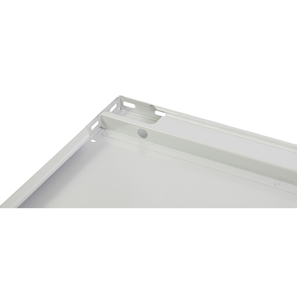 Numéro de l'image du produit 3: Tablette supplémentaire pour étagère à dossiers SCHULTE en noir, avec butées finales, l x P 1 000 x 600 mm