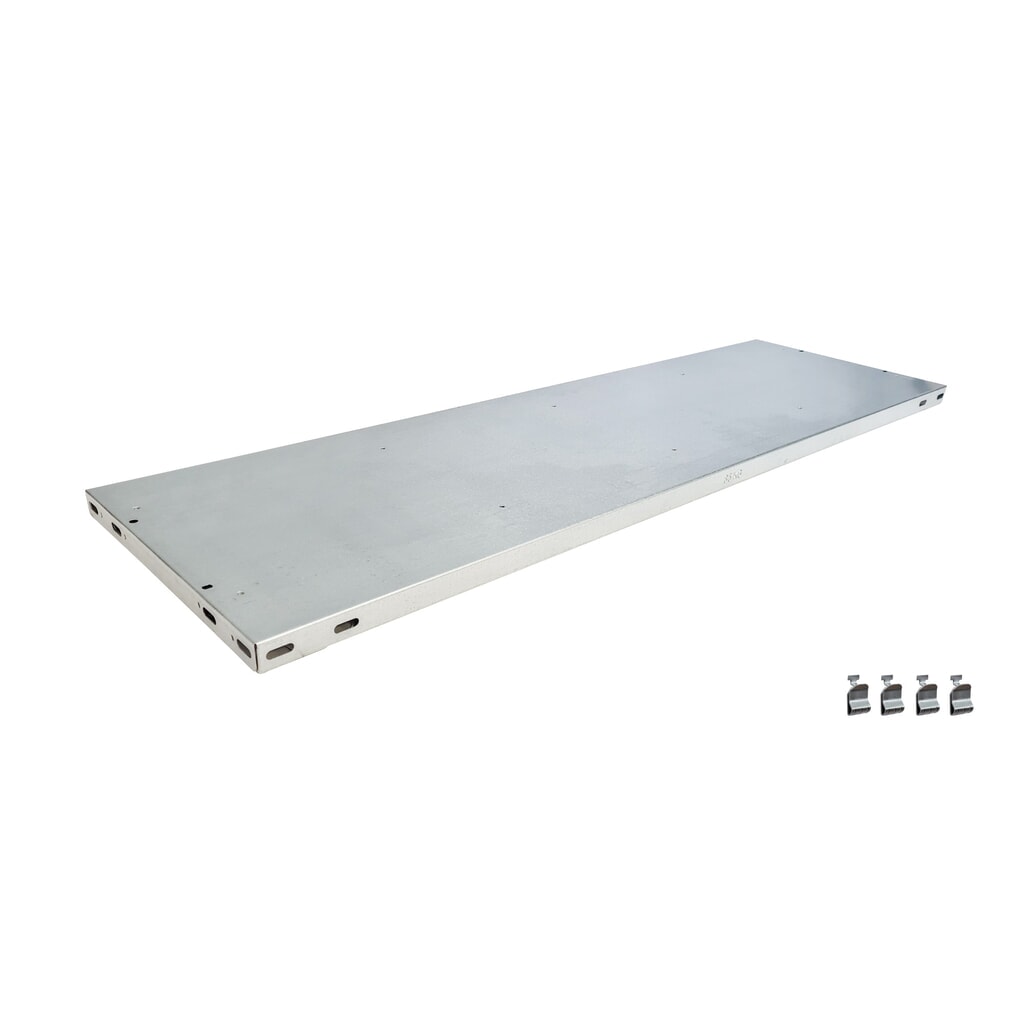 Illustration du produit: Tablette supplémentaire pour étagère à dossiers SCHULTE sans butées finales/centrales, l x P 1 000 x 300 mm