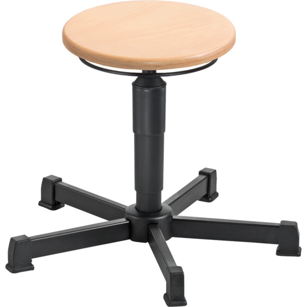 Tabouret Allround, assise en hêtre