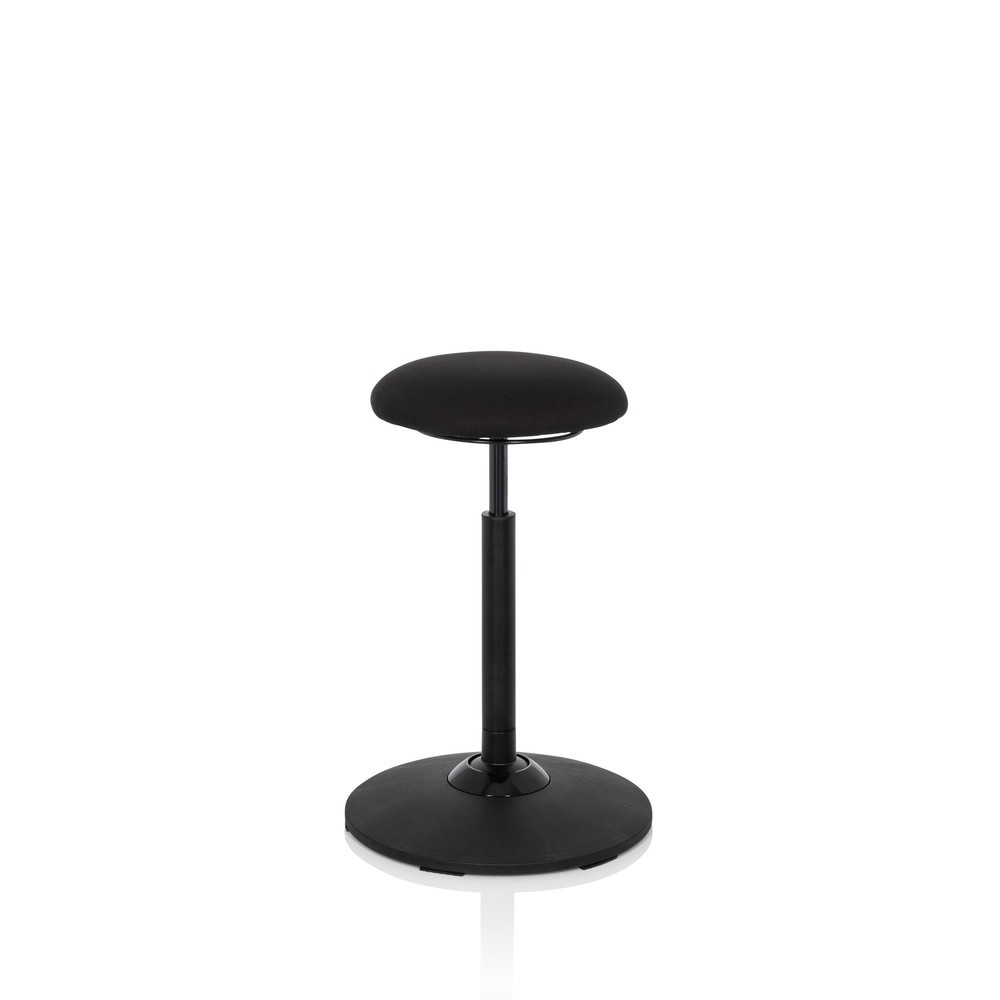 Numéro de l'image du produit 2: Tabouret assis-debout / siège assis-debout hjh OFFICE BALANCE SIT tissu, noir