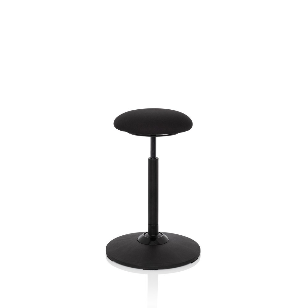 Numéro de l'image du produit 4: Tabouret assis-debout / siège assis-debout hjh OFFICE BALANCE SIT tissu, noir