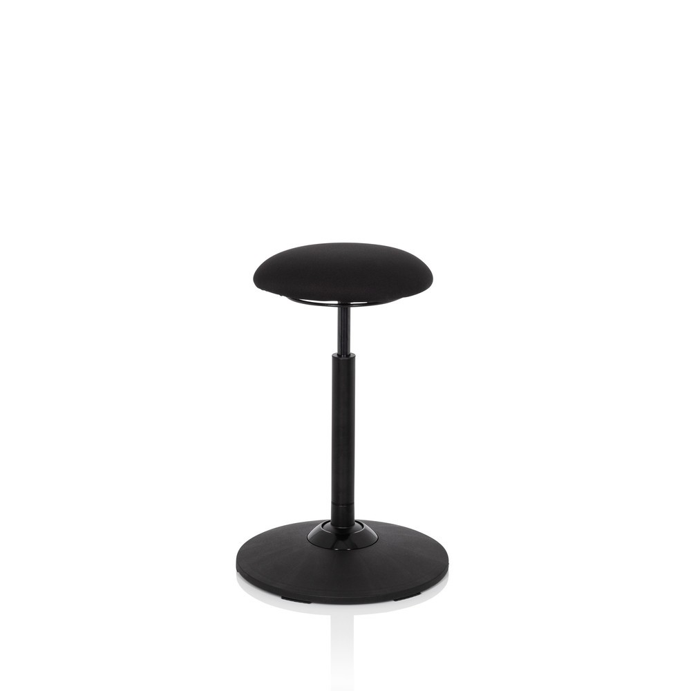 Numéro de l'image du produit 5: Tabouret assis-debout / siège assis-debout hjh OFFICE BALANCE SIT tissu, noir