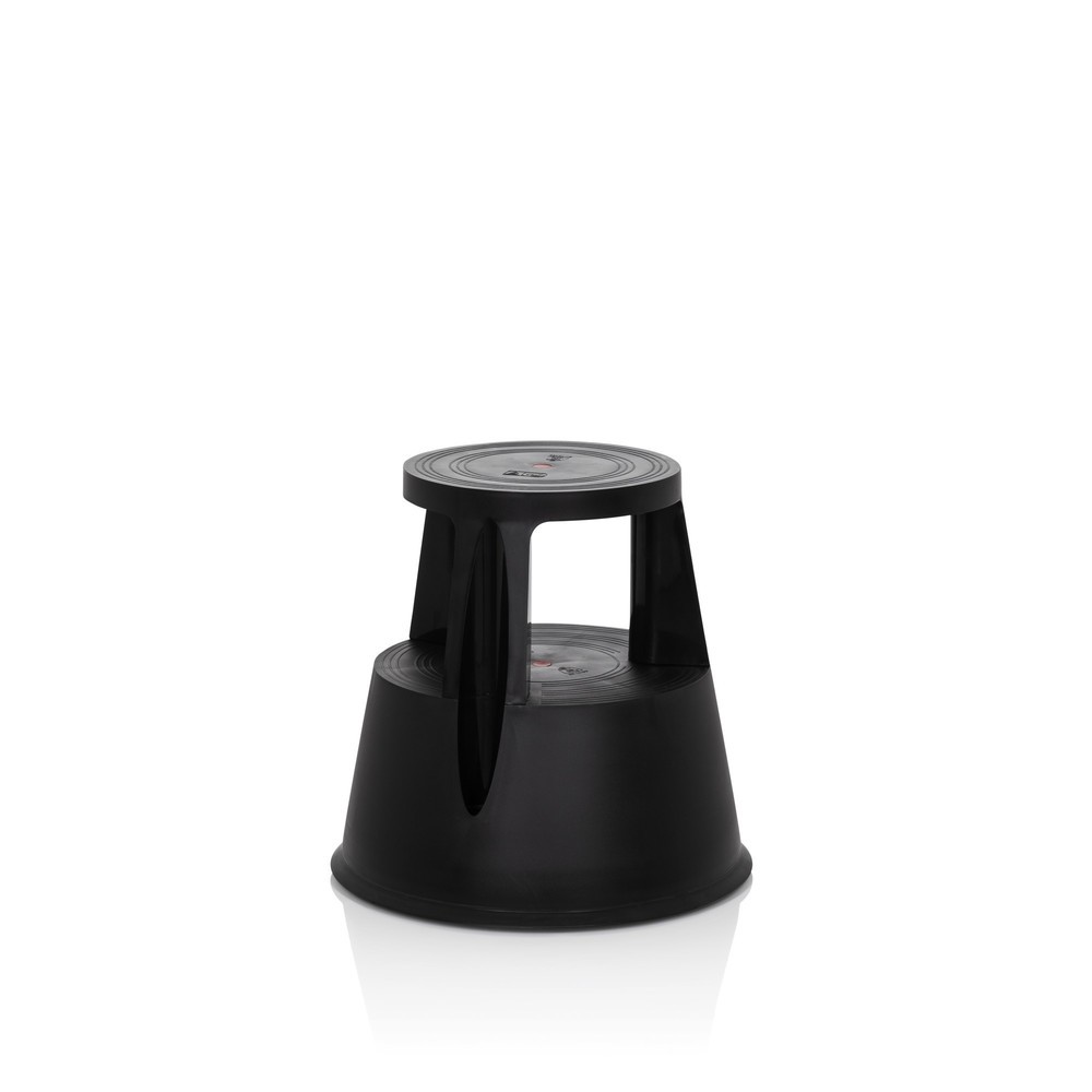 Numéro de l'image du produit 5: Tabouret marchepied / tabouret à roulettes hjh OFFICE TIO-M I plastique, noir