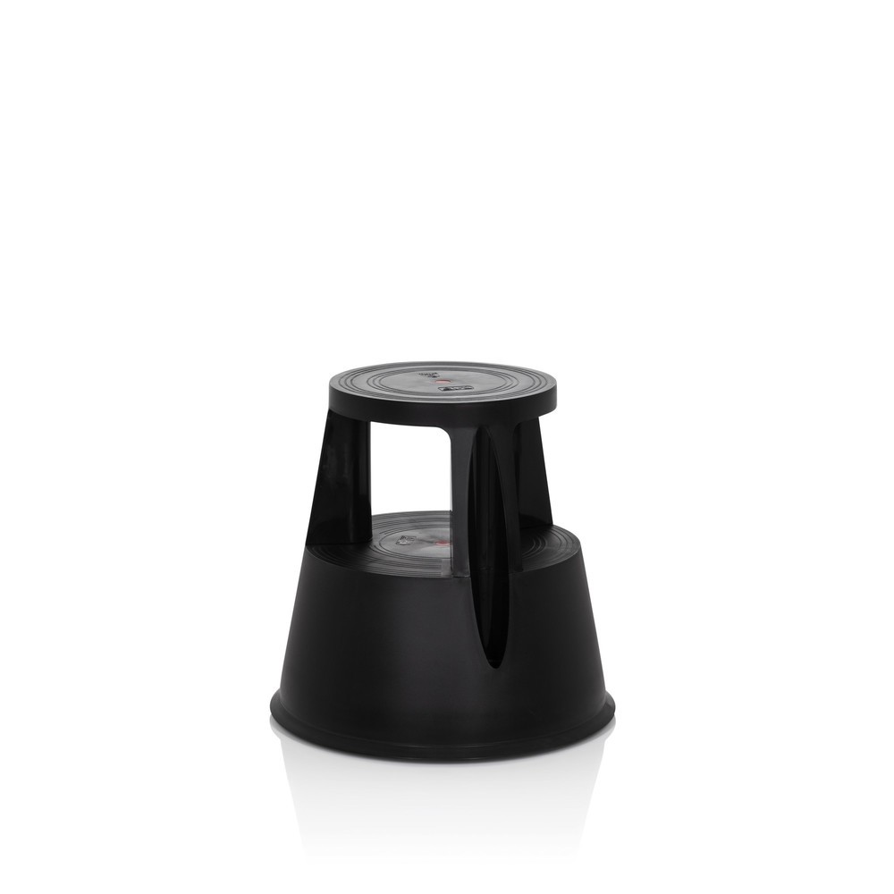 Numéro de l'image du produit 6: Tabouret marchepied / tabouret à roulettes hjh OFFICE TIO-M I plastique, noir