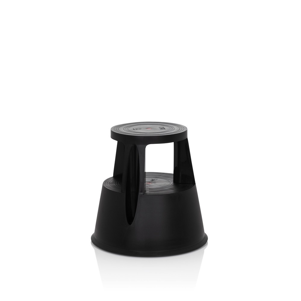 Numéro de l'image du produit 8: Tabouret marchepied / tabouret à roulettes hjh OFFICE TIO-M I plastique, noir