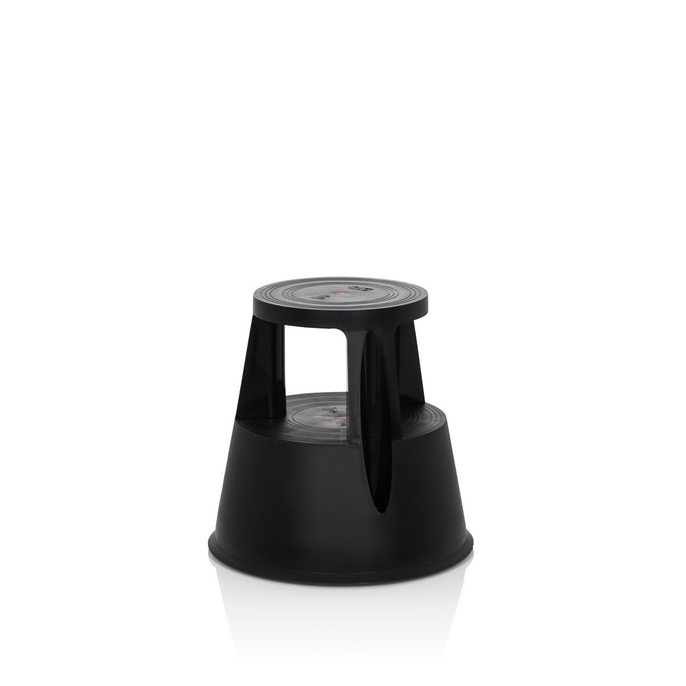 Numéro de l'image du produit 9: Tabouret marchepied / tabouret à roulettes hjh OFFICE TIO-M I plastique, noir