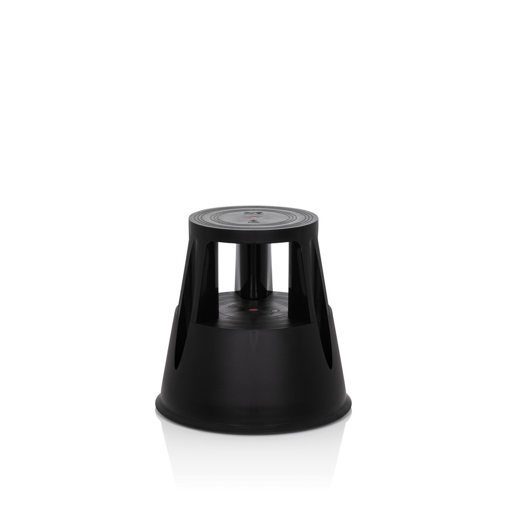 Numéro de l'image du produit 1: Tabouret marchepied / tabouret à roulettes hjh OFFICE TIO-M I plastique, noir