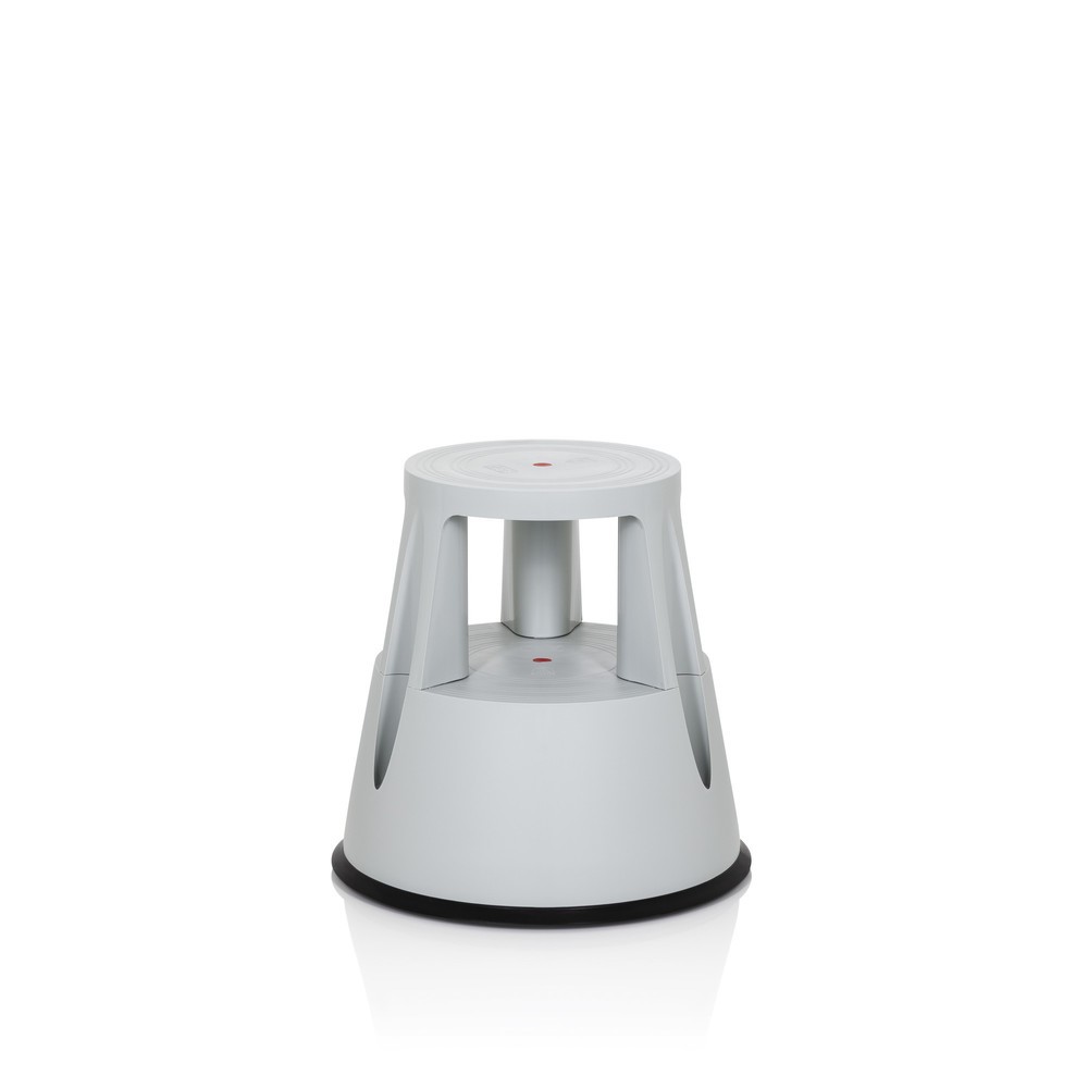 Numéro de l'image du produit 4: Tabouret marchepied / tabouret à roulettes hjh OFFICE TIO-M I plastique, gris clair