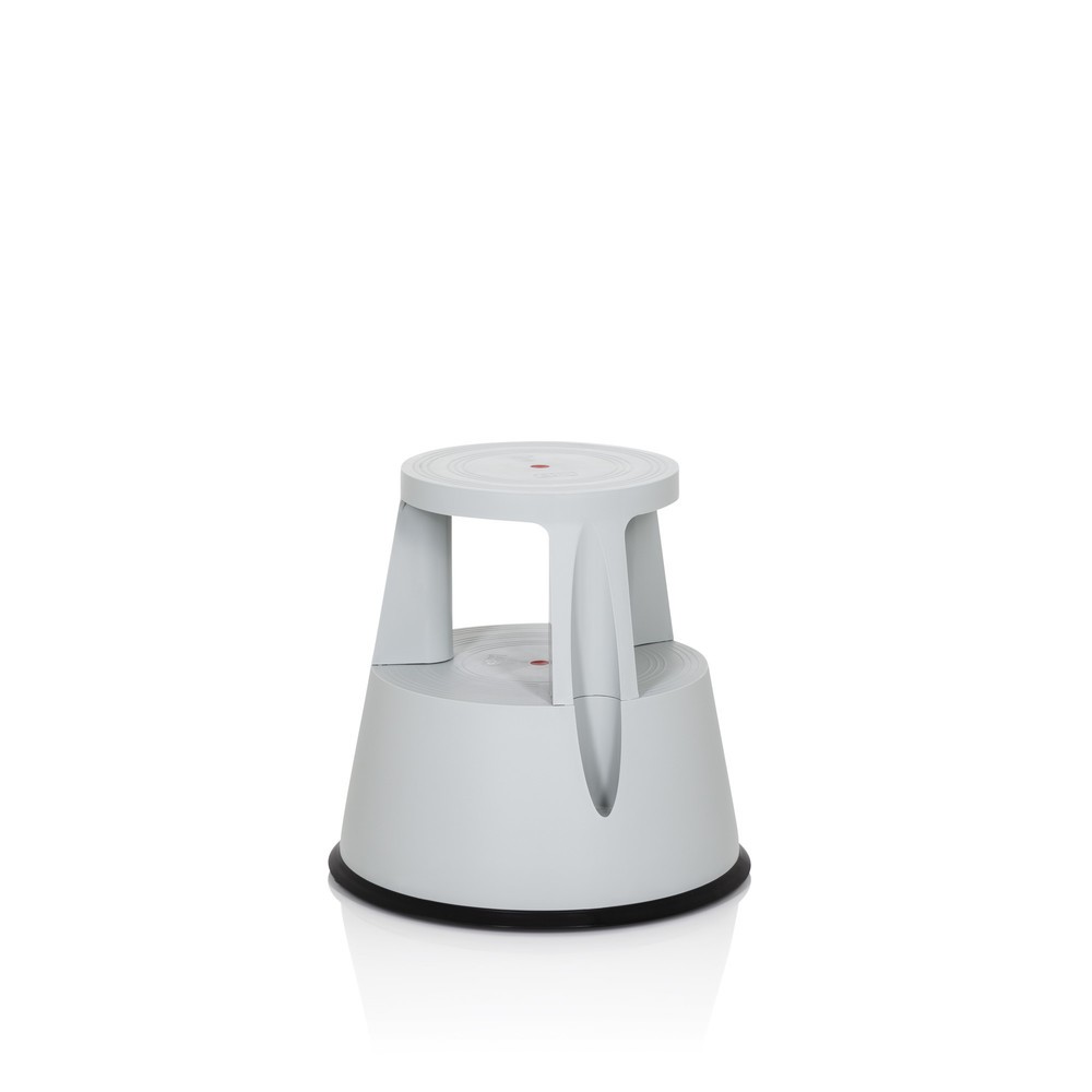 Numéro de l'image du produit 6: Tabouret marchepied / tabouret à roulettes hjh OFFICE TIO-M I plastique, gris clair