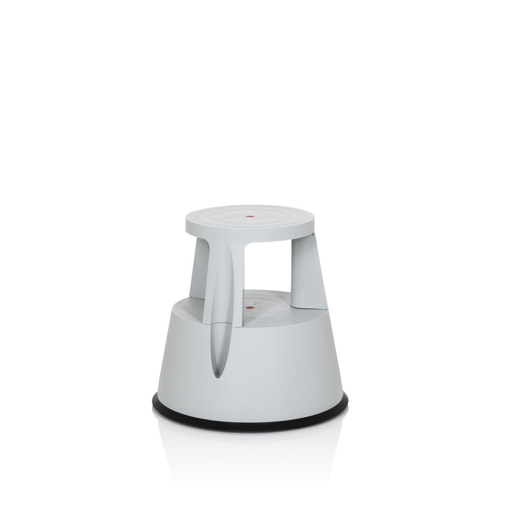 Numéro de l'image du produit 8: Tabouret marchepied / tabouret à roulettes hjh OFFICE TIO-M I plastique, gris clair