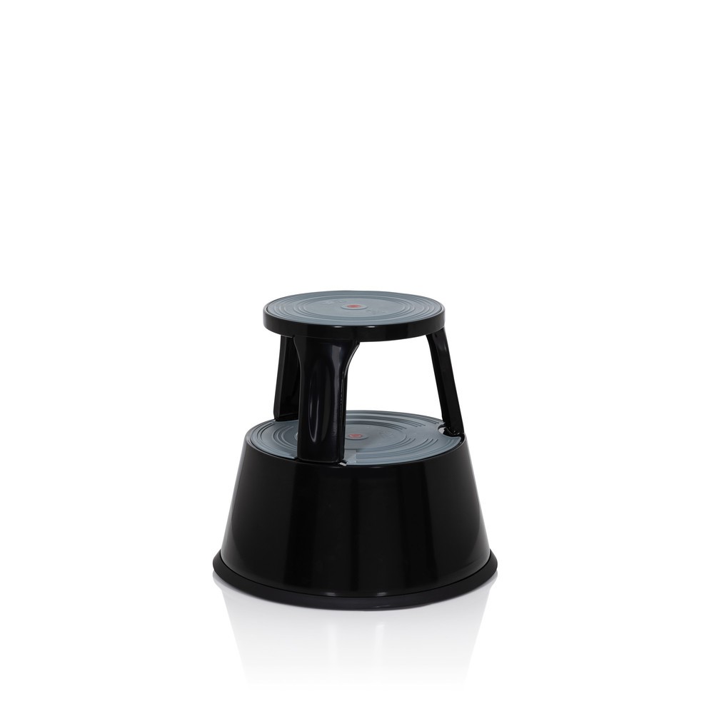 Numéro de l'image du produit 2: Tabouret marchepied / tabouret à roulettes hjh OFFICE TIO-M II métal, plastique, noir
