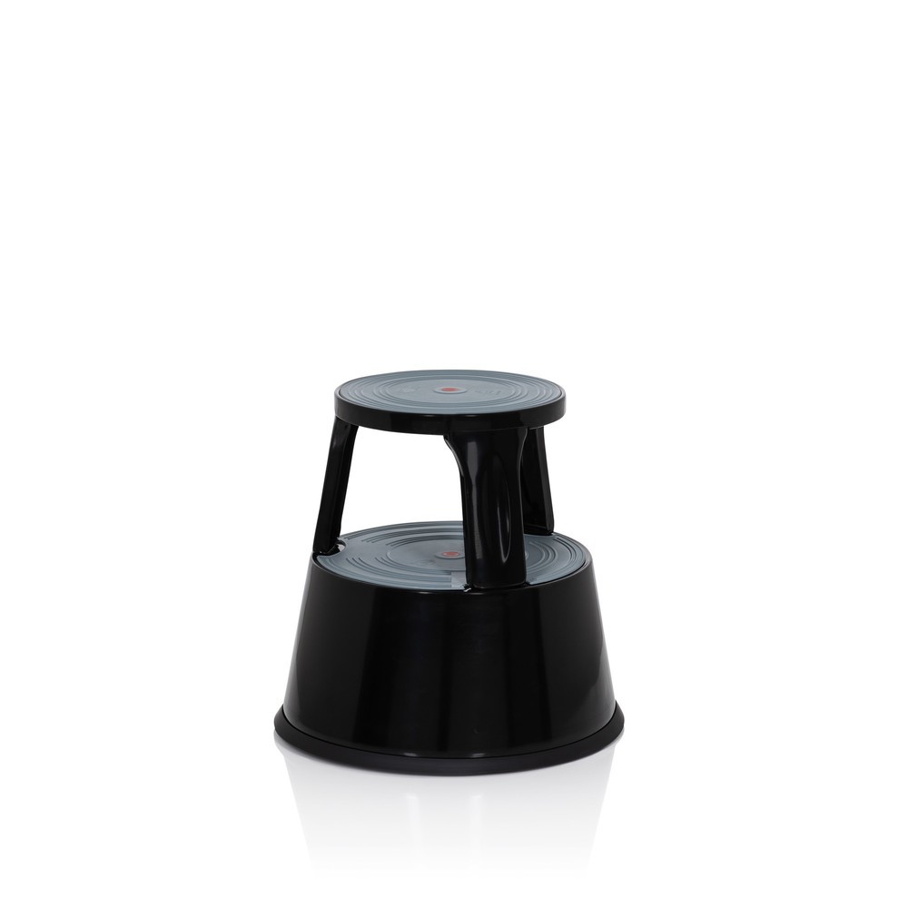 Numéro de l'image du produit 3: Tabouret marchepied / tabouret à roulettes hjh OFFICE TIO-M II métal, plastique, noir