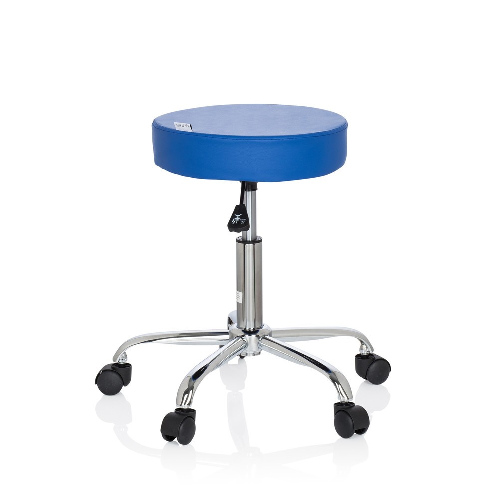 Numéro de l'image du produit 3: Tabouret / tabouret pivotant hjh OFFICE OPERATOR II similicuir, bleu