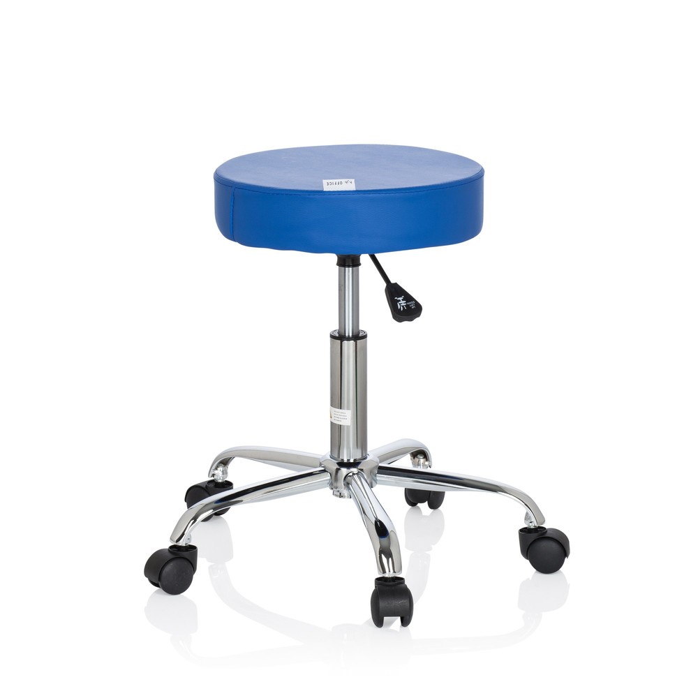 Numéro de l'image du produit 4: Tabouret / tabouret pivotant hjh OFFICE OPERATOR II similicuir, bleu