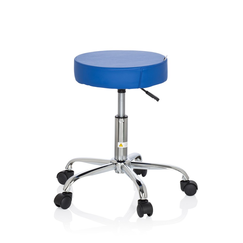 Numéro de l'image du produit 6: Tabouret / tabouret pivotant hjh OFFICE OPERATOR II similicuir, bleu
