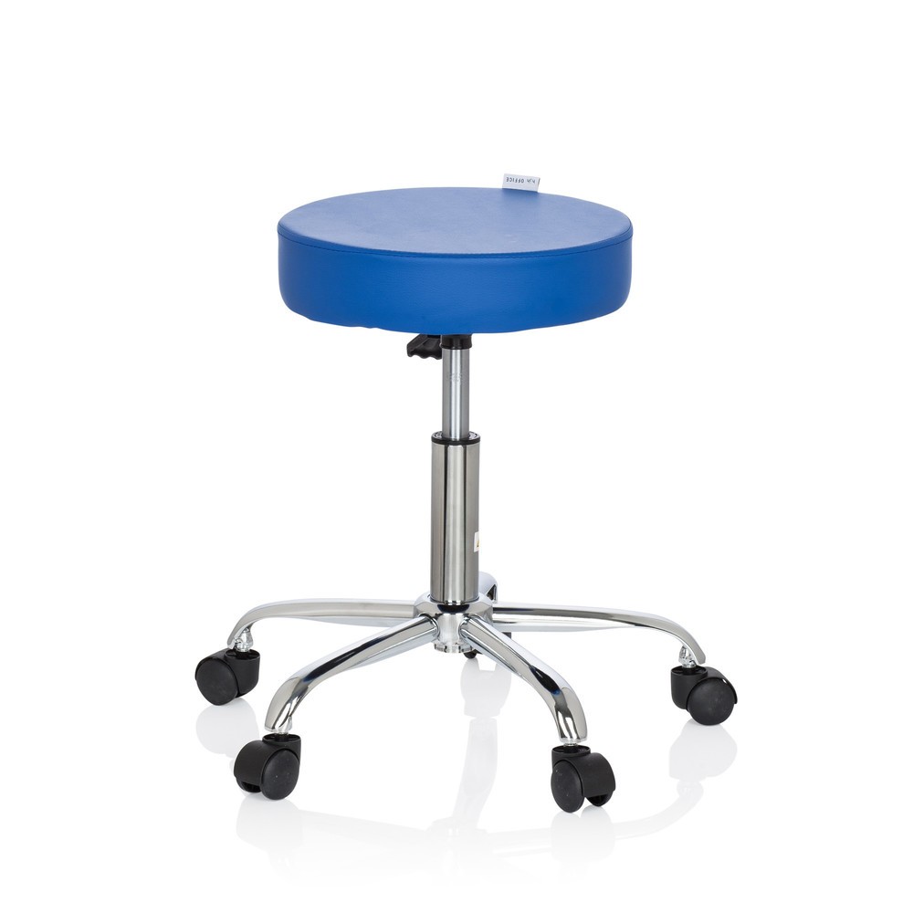 Numéro de l'image du produit 8: Tabouret / tabouret pivotant hjh OFFICE OPERATOR II similicuir, bleu