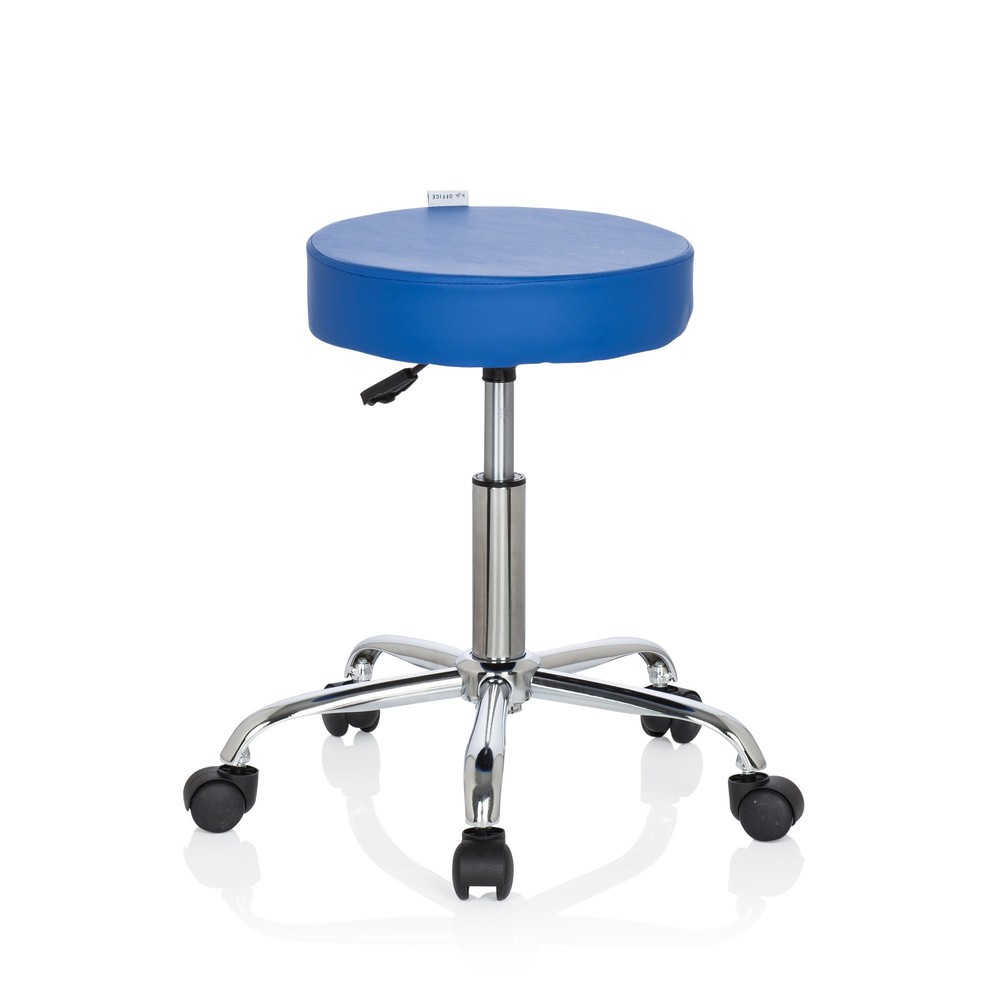 Numéro de l'image du produit 9: Tabouret / tabouret pivotant hjh OFFICE OPERATOR II similicuir, bleu