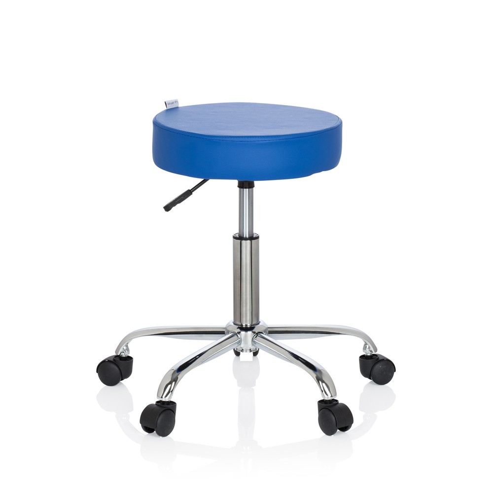 Illustration du produit: Tabouret / tabouret pivotant hjh OFFICE OPERATOR II similicuir, bleu