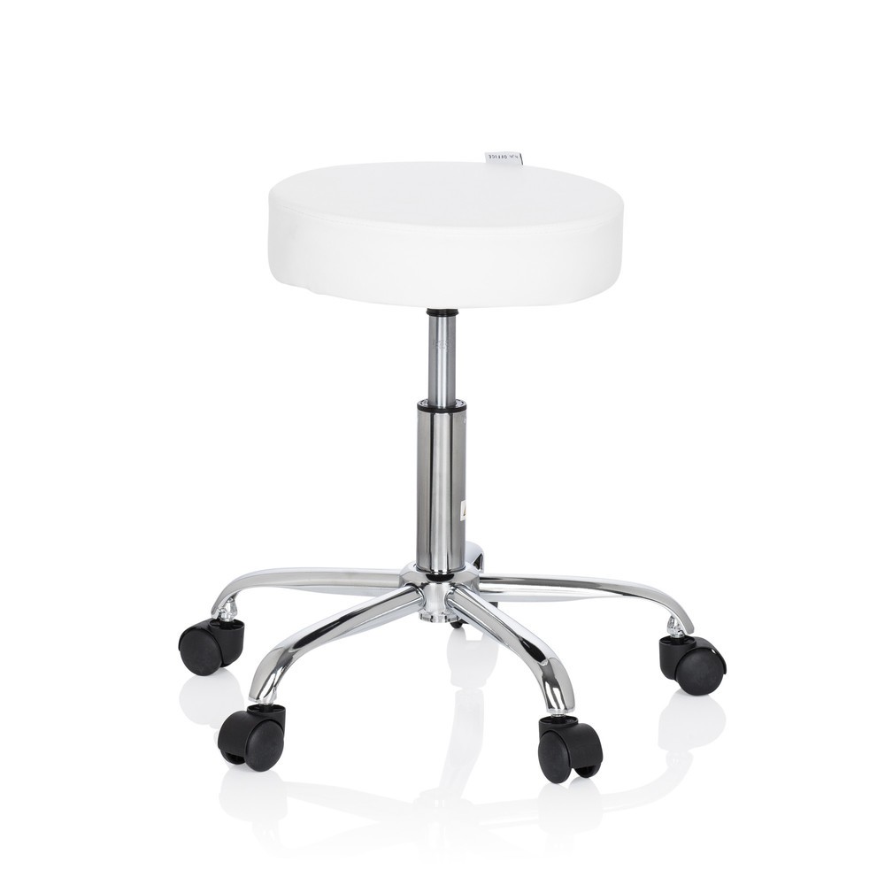 Numéro de l'image du produit 8: Tabouret / tabouret pivotant hjh OFFICE OPERATOR II similicuir, blanc