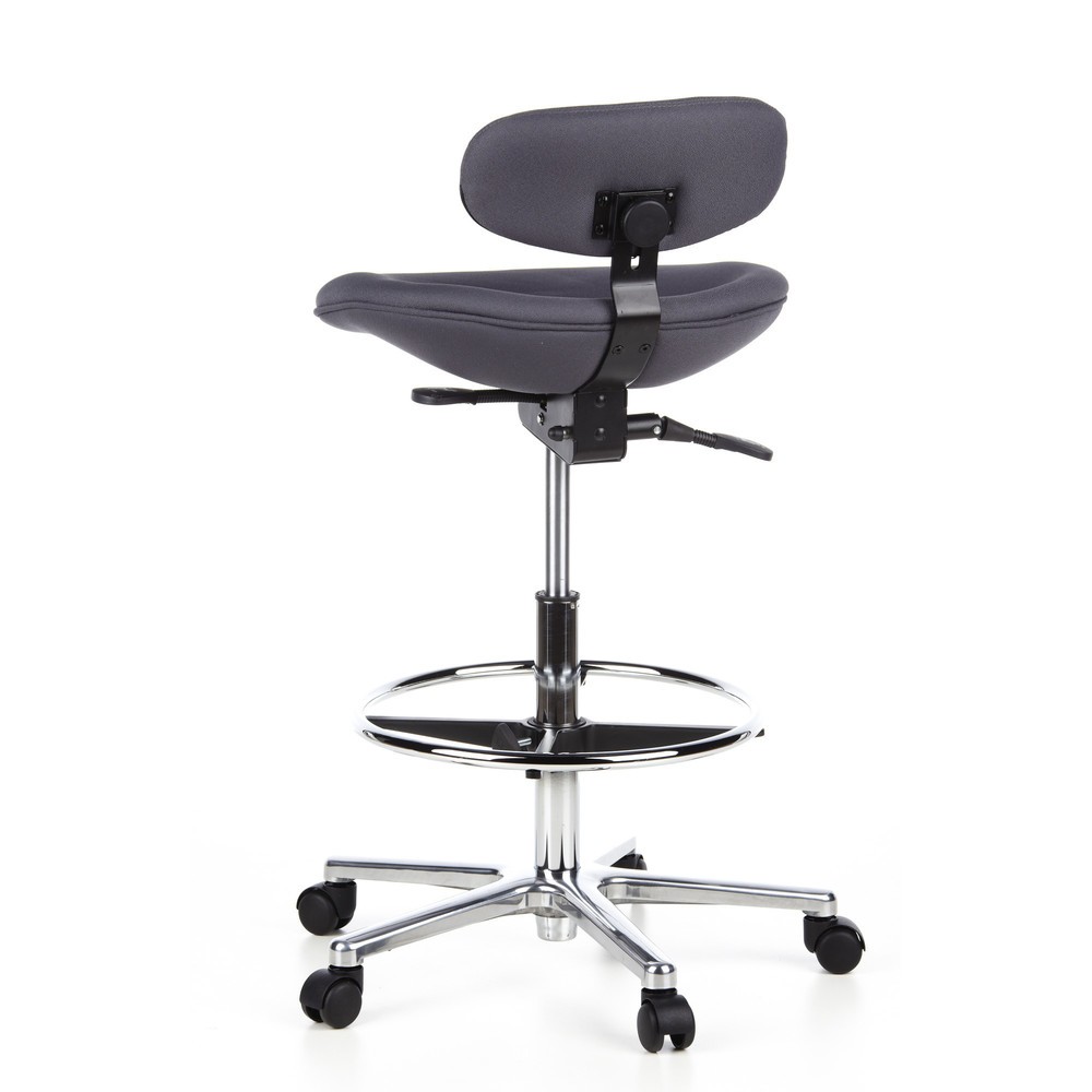Numéro de l'image du produit 6: Tabouret / tabouret pivotant hjh OFFICE WORK MF tissu, anthracite