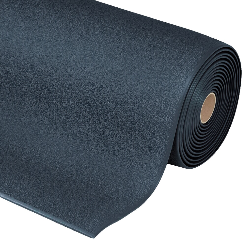 Tapis anti-fatigue, surface texturée, LxP 600 x 910 mm, noir Illustration du produit: Tapis anti-fatigue, surface texturée, LxP 600 x 910 mm, noir
