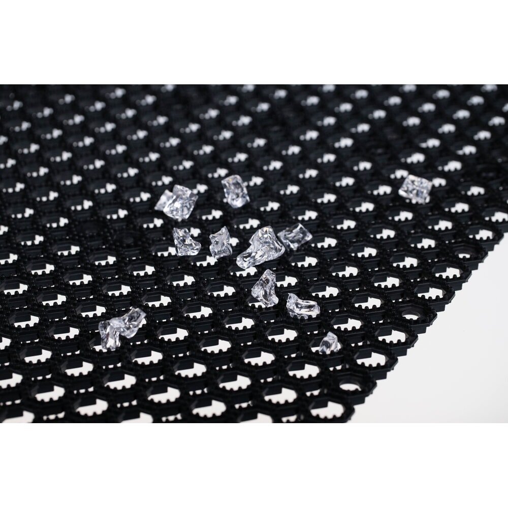 Numéro de l'image du produit 3: Tapis anti-fatigue Yoga Grip Ultra, structure en nid d’abeille, lxP 500 x 500 mm