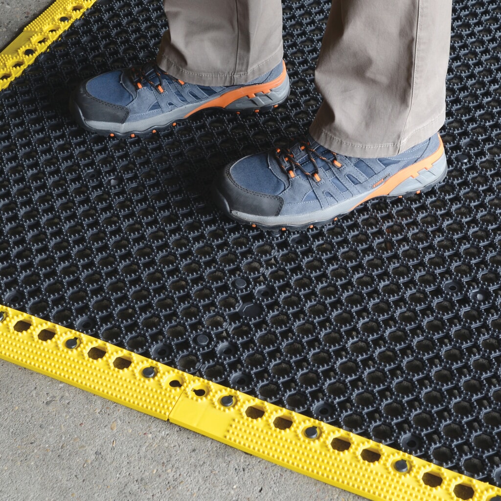 N° de l'image du produit 7 : Tapis anti-fatigue Yoga Grip Ultra, structure en nid d’abeille, lxP 500 x 500 mm
