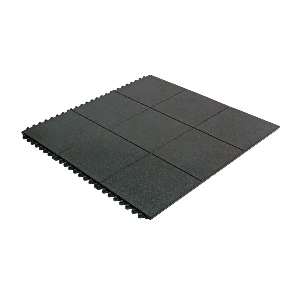 Numéro de l'image du produit 4: Tapis anti-fatigue Yoga Solid Basic, structure en nid d’abeille, lxP 900 x 900 mm