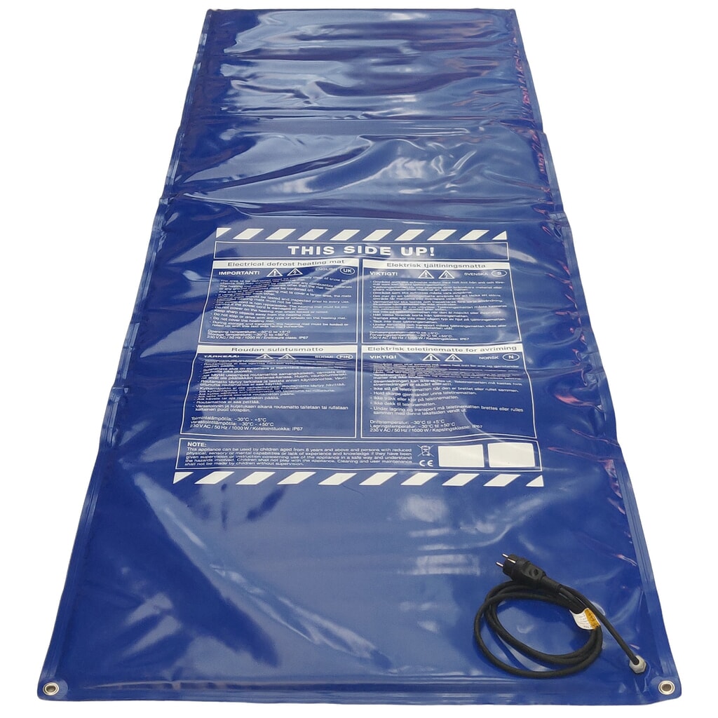 N° de l'image du produit 1 : Tapis antigel Kuhlmann, L x l 3 000 x 1 000 mm, 230 V, 1 050 W, avec prise Schuko