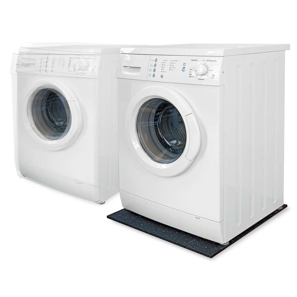 N° de l'image du produit 5 : Tapis anti-vibrations en caoutchouc, L x P 600 x 600 mm