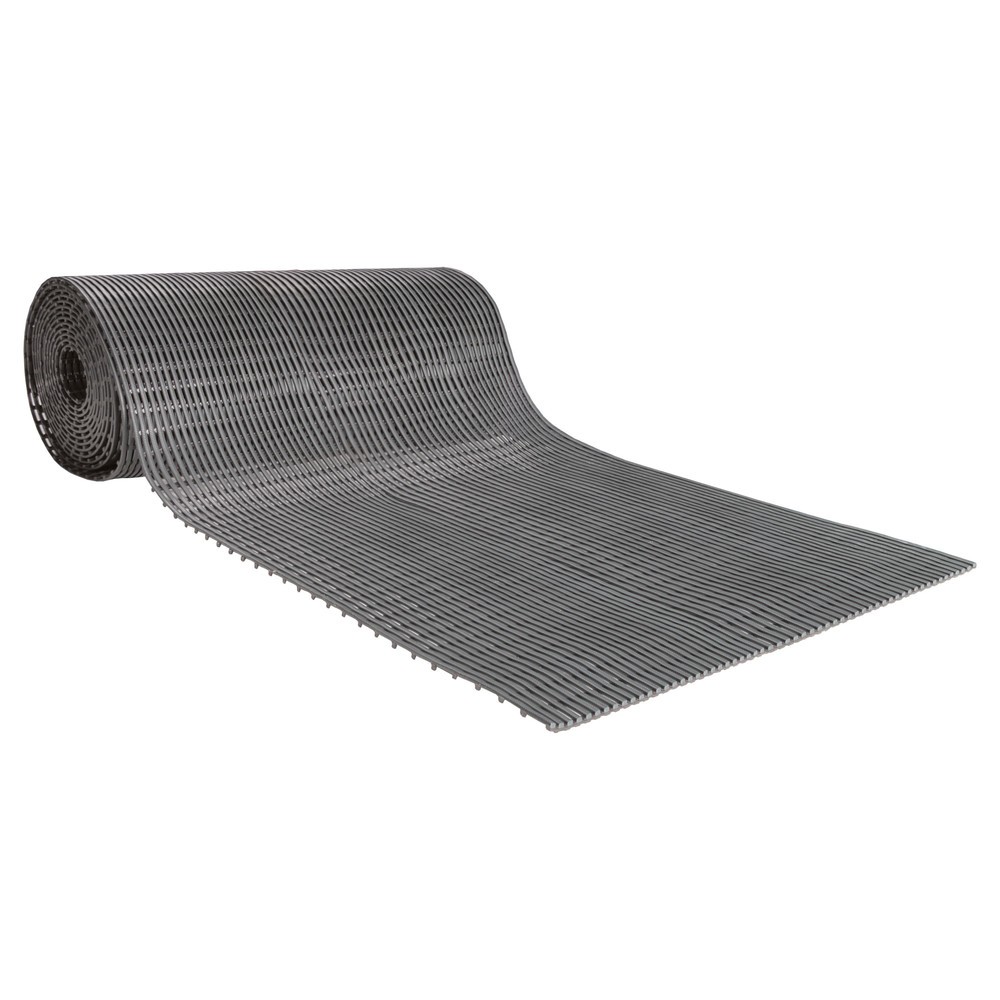 Numéro de l'image du produit 1: Tapis en treillis Heronrib 2000 Flex, PVC, découpe par mètre linéaire x 500 mm, gris