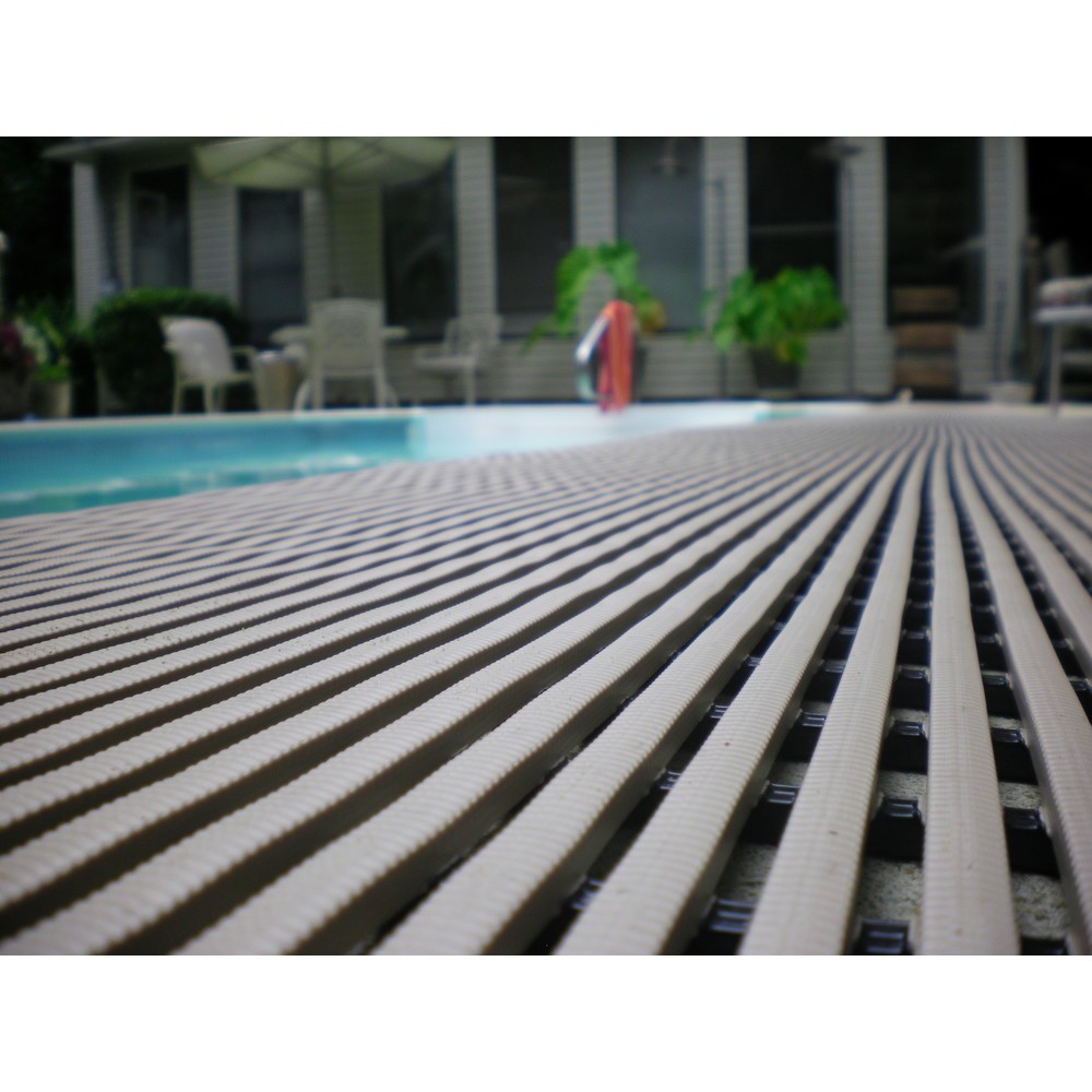 Numéro de l'image du produit 3: Tapis en treillis Heronrib 2000 Flex, PVC, découpe par mètre linéaire x 500 mm, gris