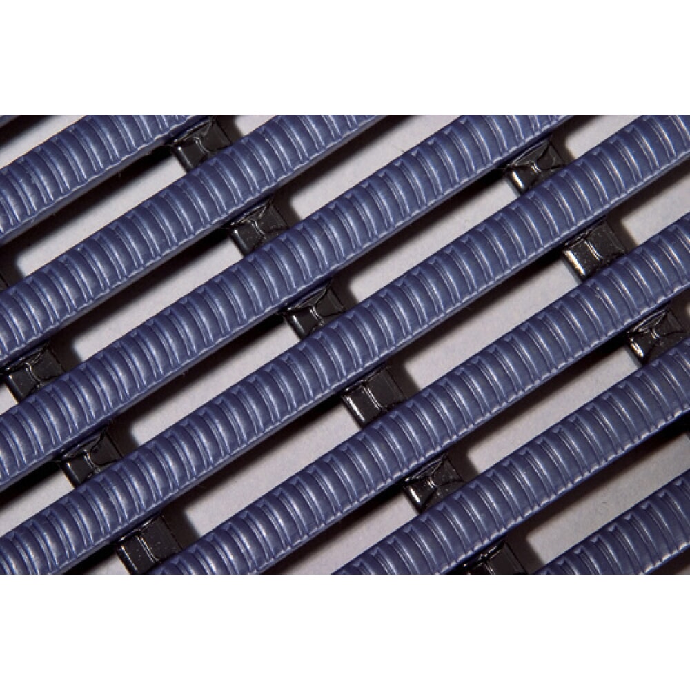 Numéro de l'image du produit 3: Tapis en treillis Heronrib 2000 Flex, PVC, découpe par mètre linéaire x 500 mm, bleu