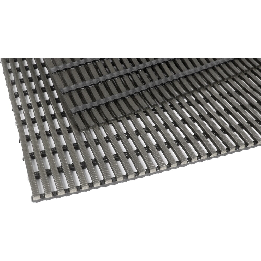 Numéro de l'image du produit 1: Tapis en treillis Heronrib 2000 Flex, PVC, découpe par mètre linéaire x 500 mm, gris