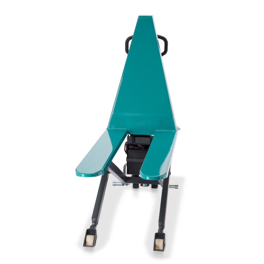 N° de l'image du produit 17 : Transpalette à ciseaux Ameise® PTM 1.0 électrohydraulique, capacité de charge 1 000 kg, longueur des fourches 1 150 mm, polyuréthane / nylon
