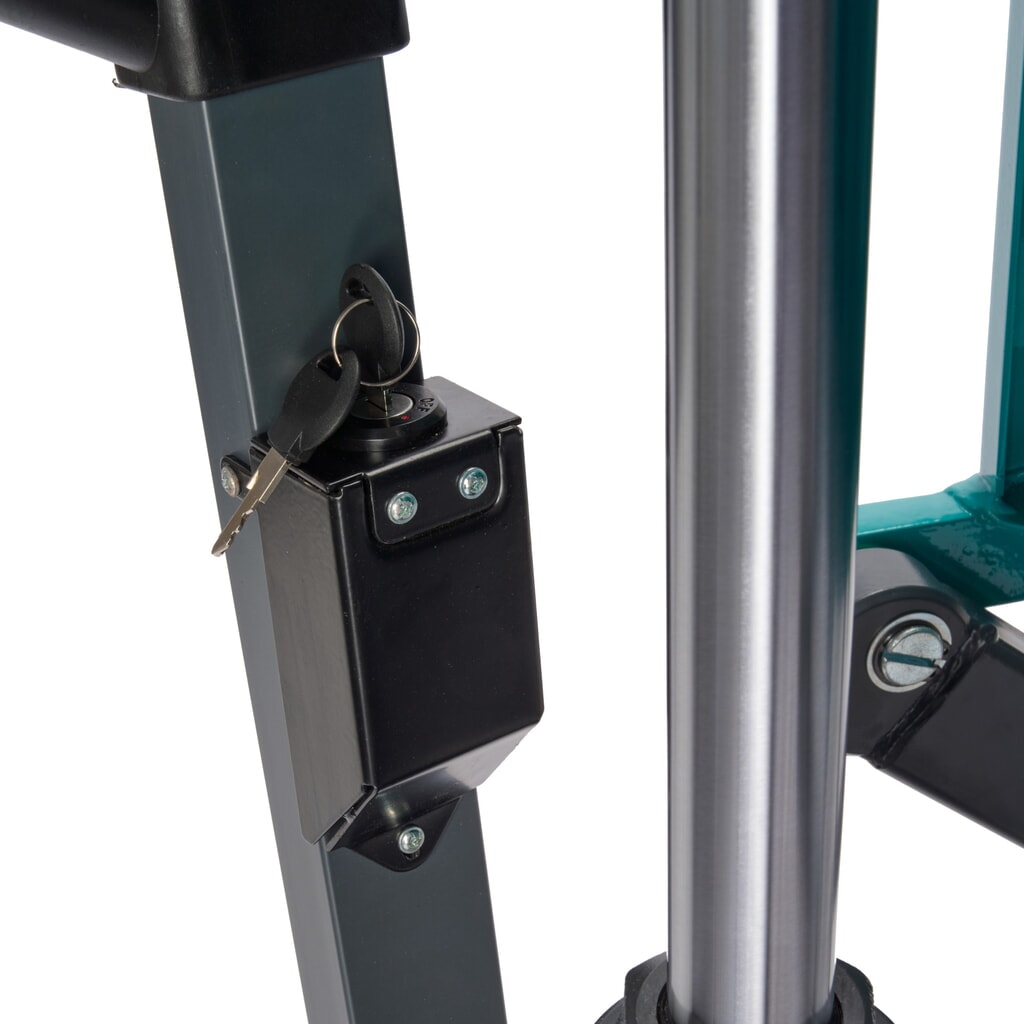 Transpalette à ciseaux Ameise® PTM 1.0 électrohydraulique, capacité de charge 1 000 kg, longueur des fourches 1 150 mm, polyuréthane / nylon N° de l'image du produit 3 : Transpalette à ciseaux Ameise® PTM 1.0 électrohydraulique, capacité de charge 1 000 kg, longueur des fourches 1 150 mm, polyuréthane / nylon