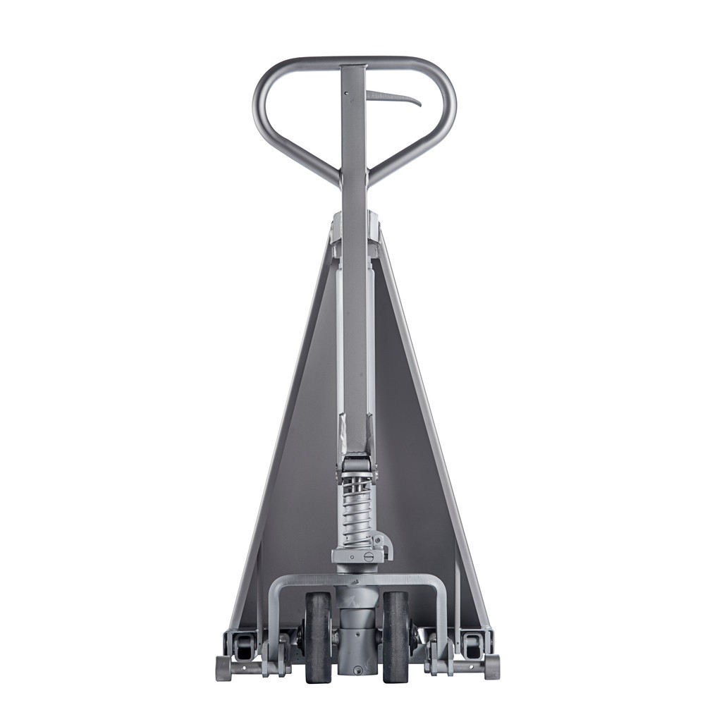 Numéro de l'image du produit 2: Transpalette à ciseaux en acier inoxydable INOX avec levée rapide, longueur des fourches 1 200 mm, nylon