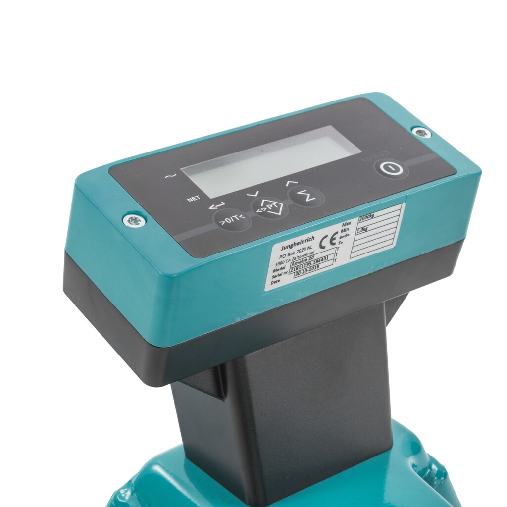 N° de l'image du produit 4 : Transpalette avec balance Ameise® PTM 2.0 Scale, pas de 1 kg, capacité de charge 2 000 kg
