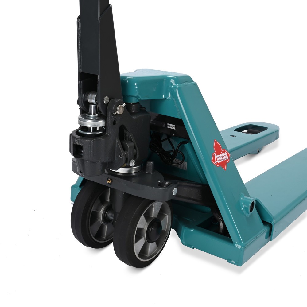 Numéro de l'image du produit 2: Transpalette avec balance Ameise® PTM 2.0 Scale avec écran sur la tête du timon, capacité de charge 2 000 kg, galets tandem