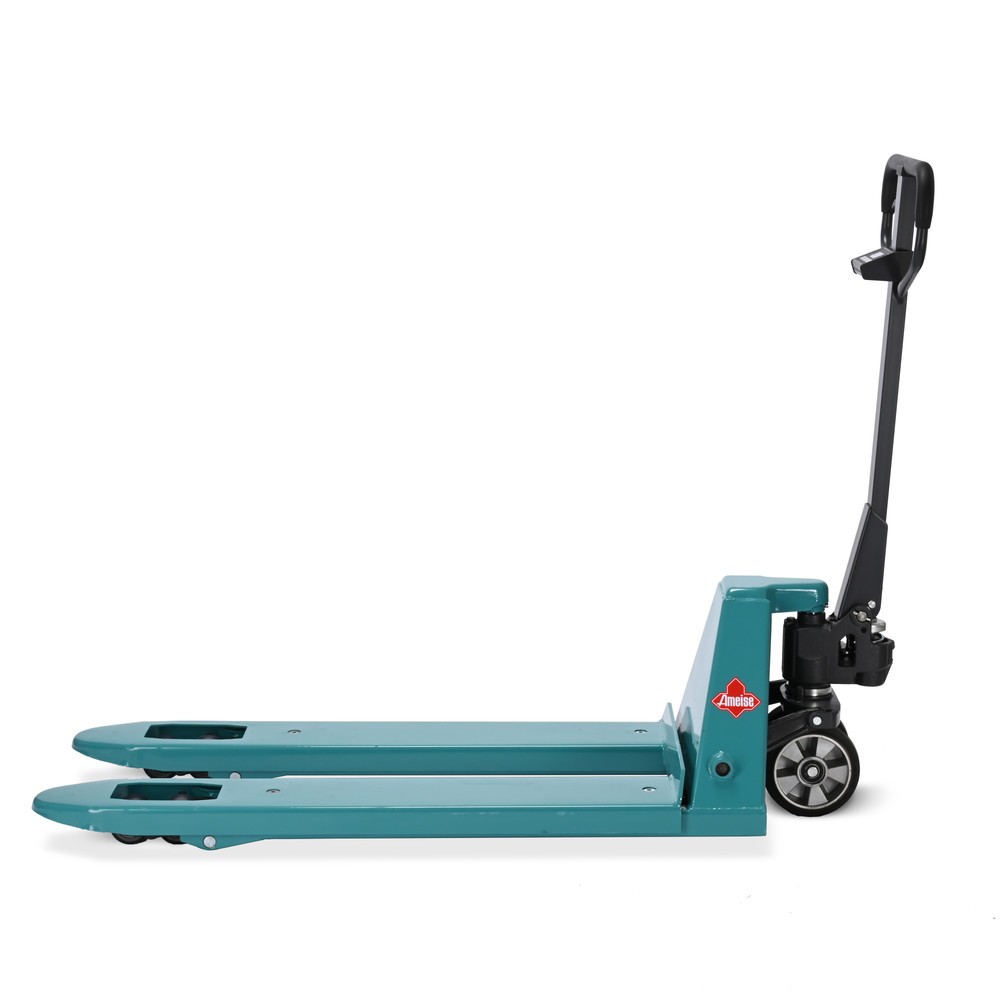 Numéro de l'image du produit 4: Transpalette avec balance Ameise® PTM 2.0 Scale avec écran sur la tête du timon, capacité de charge 2 000 kg, galets tandem