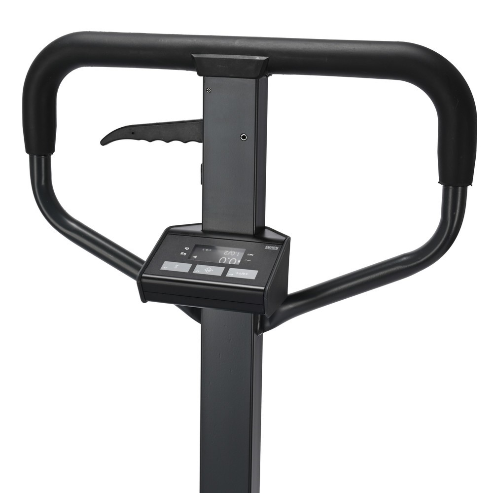 Numéro de l'image du produit 7: Transpalette avec balance Ameise® PTM 2.0 Scale avec écran sur la tête du timon, capacité de charge 2 000 kg, galets tandem